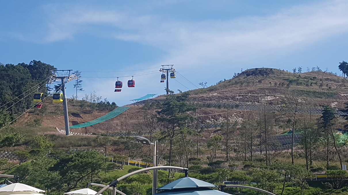 Gondola for luge in ganghwado